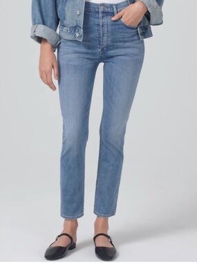 Citizens of Humanity Jolene High Rise Straight Jeans
